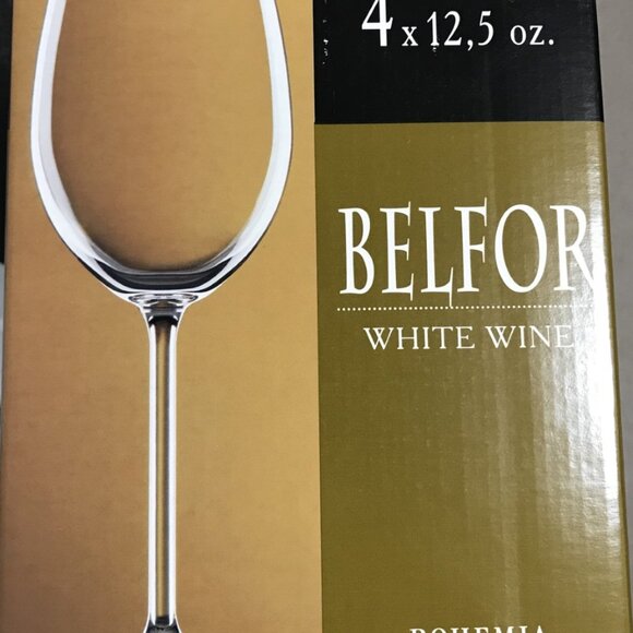 Belfor Bohemia stemmed wine glasses 12.5 oz - Picture 1 of 4